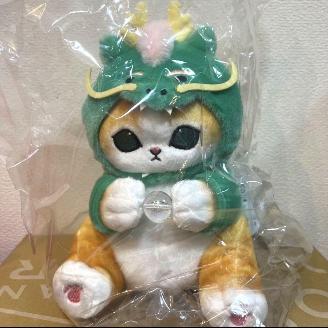 モフサンド mofusand ハッピーバッグ 辰ぬいぐるみ＆缶バッジ 新品 モフサンド ハッピーバッグ 干支 辰にゃんぬいぐるみ 辰