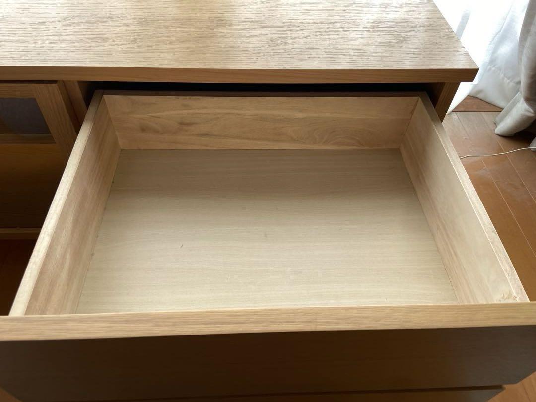 ※廃盤品※無印良品 テレビボード オーク材 幅110cm×奥行40cm
