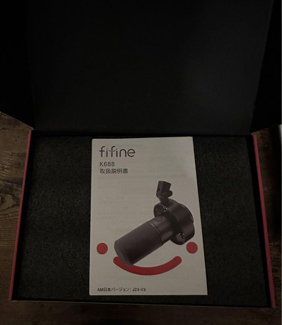 新品未使用『FIFINEダイナミックポットキャストマイク』ホワイト
