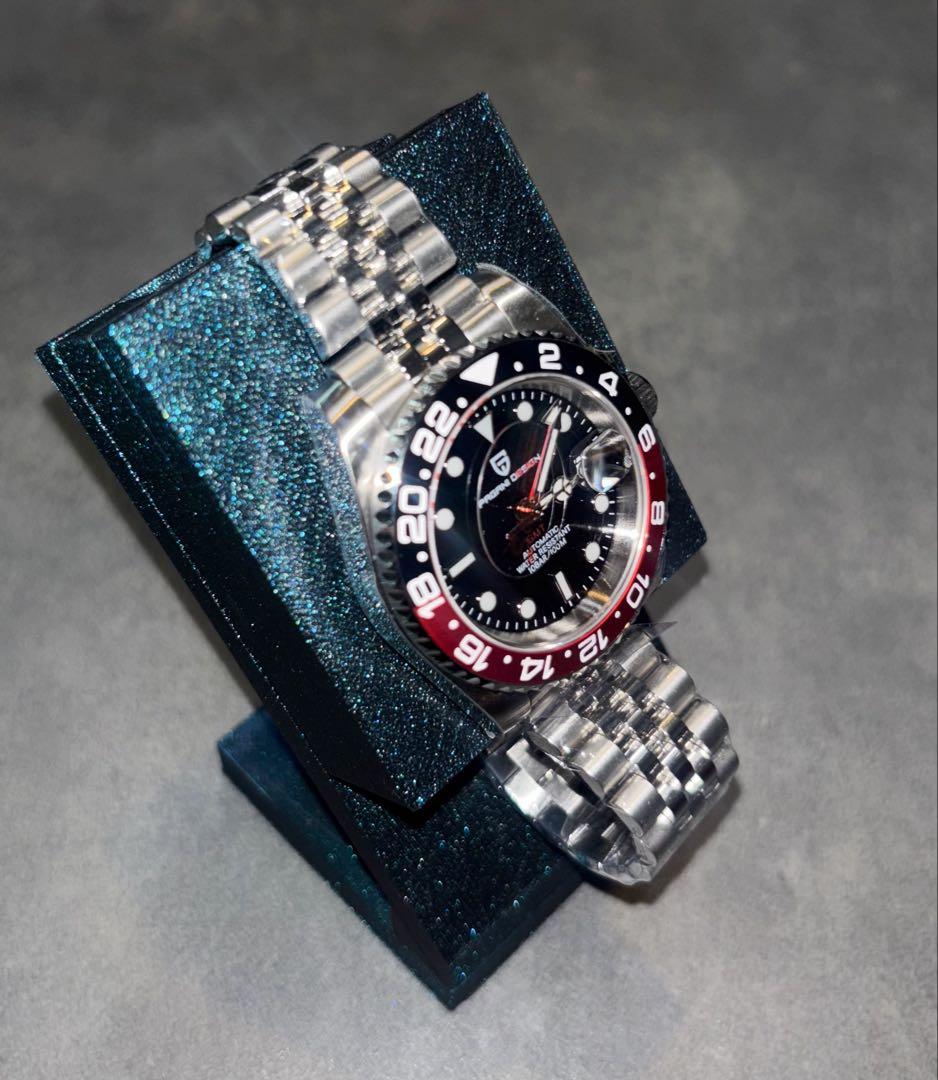 新品 GMT マスター II コーク タイプ オマージュ ウォッチ 2 自動巻