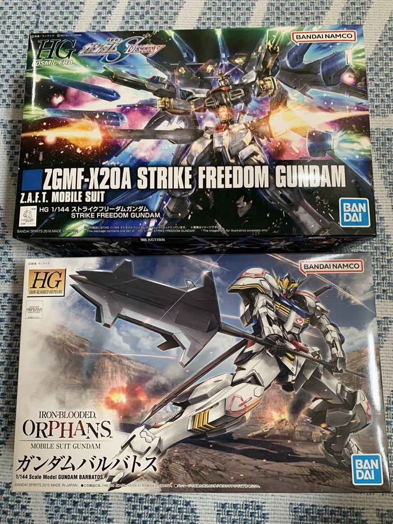 HG ストライクはフリーダムガンダム&ガンダムバルバトス　2個セット
