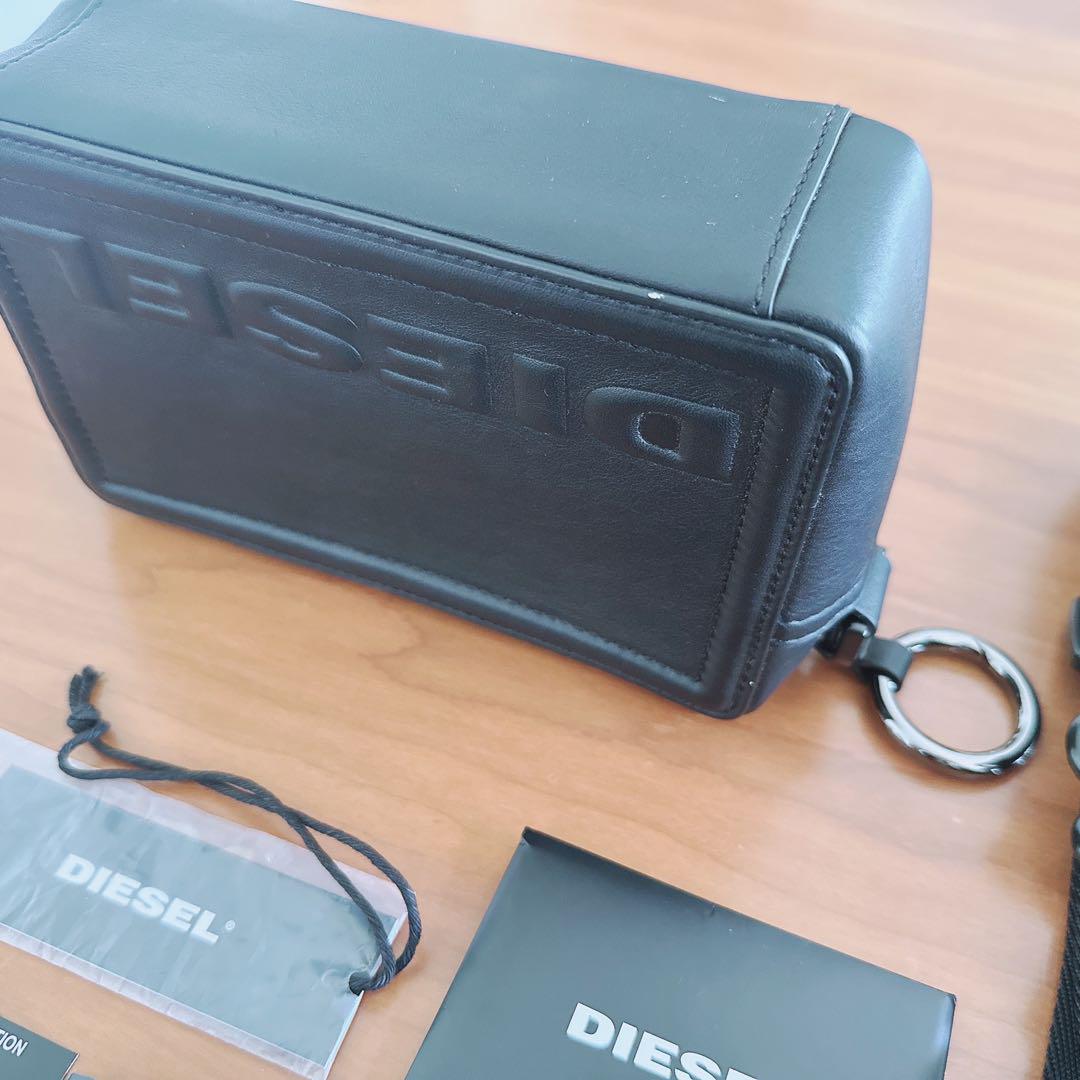 希少】Diesel ディーゼル レザー ショルダーバッグ ブラック