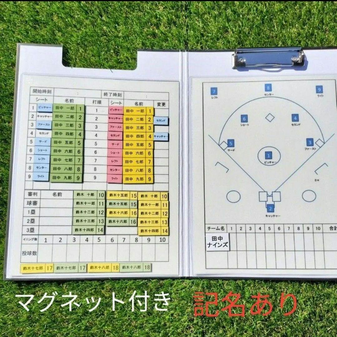 さるびあ樣専用　新新スコア、アナウンスの強い味方　マグネット付き記名あり追加あり