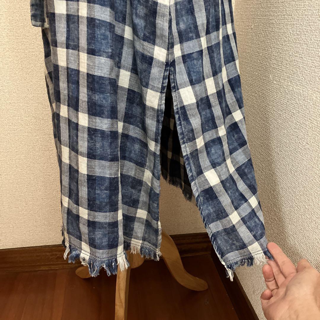 Ashley&Bros CYNICAL むら染めデニムロングワンピース