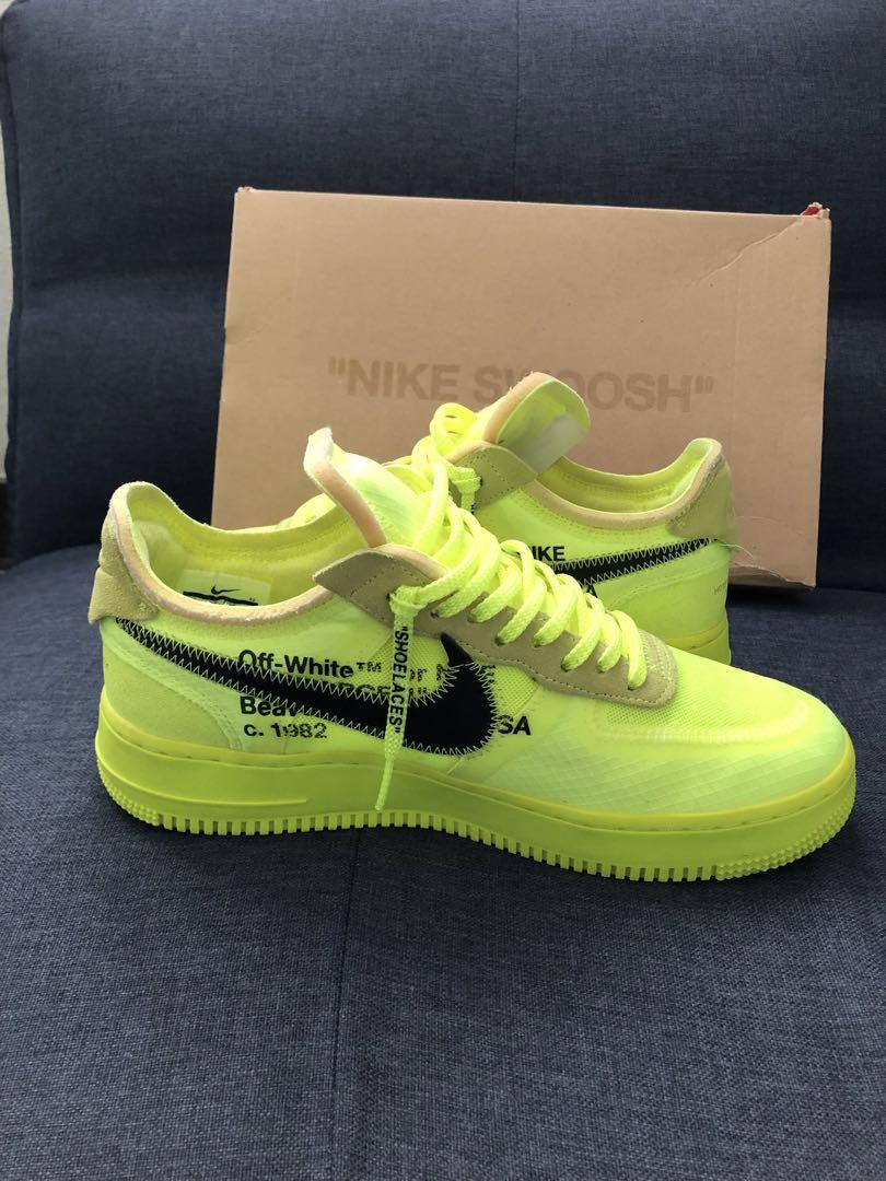 美品 NIKE THE10 AIR FORCE1 LOW VOLT オフホワイト
