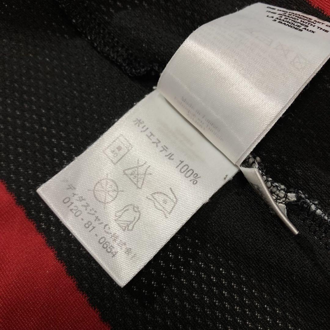 Adidas ACミラン ユニフォーム セットアップ 赤 黒 上下 ゲームシャツ