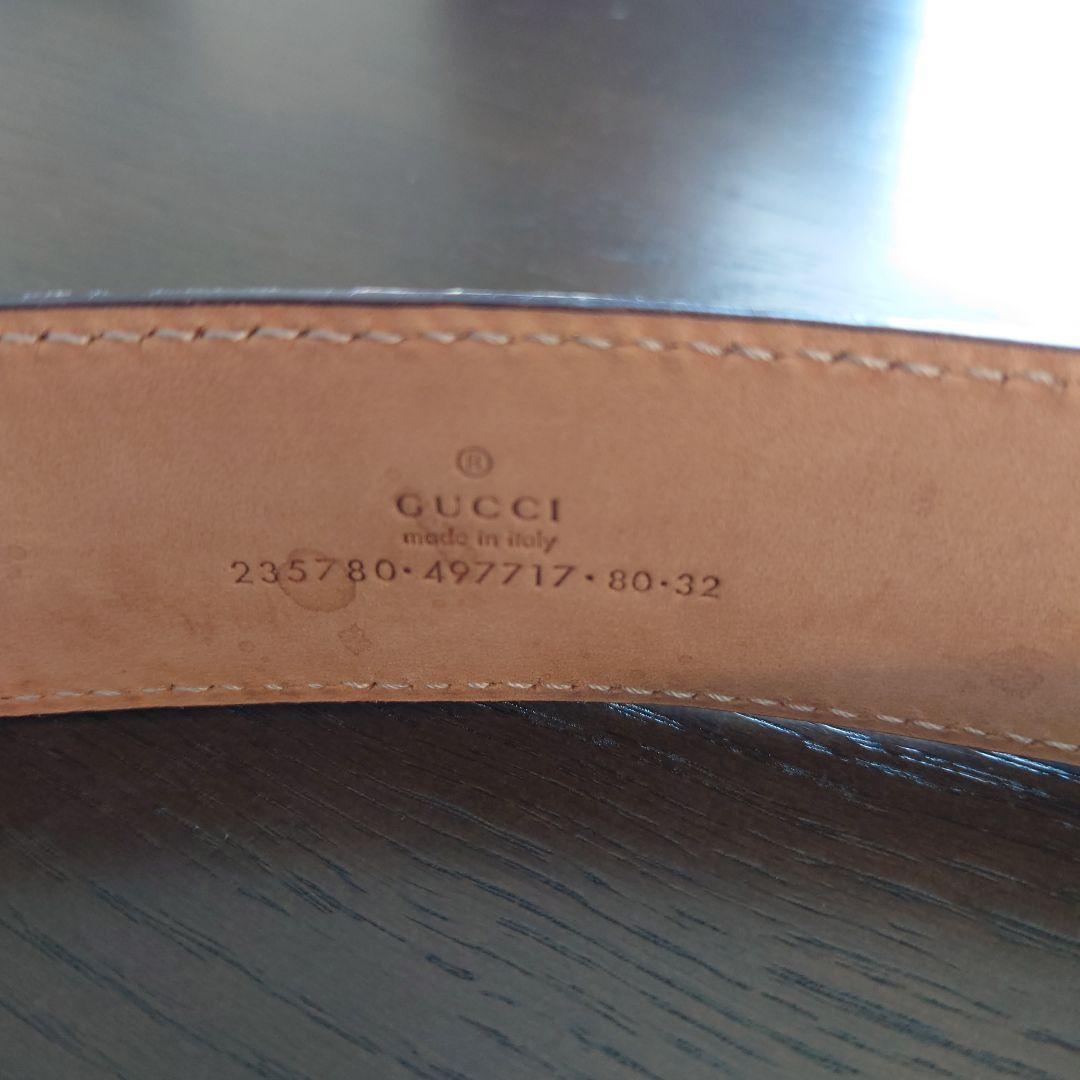 GUCCI (グッチ) ホワイト ベルト レディース