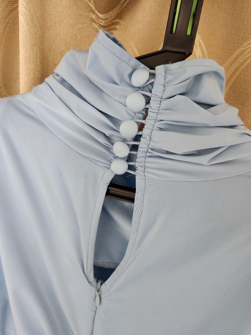 トップス FETICO stretch jersey draped blouse 2