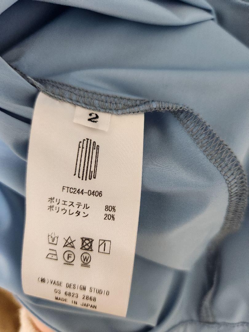 トップス FETICO stretch jersey draped blouse 2