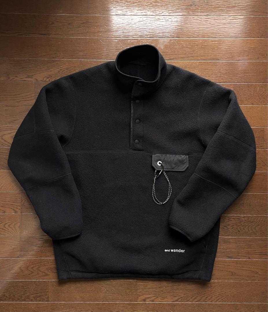 And Wander Wool Fleece Pullover