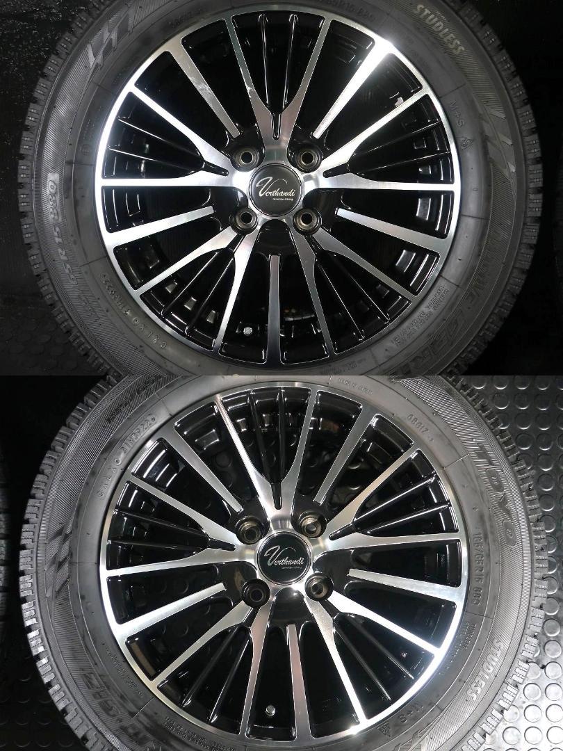 極上9分山 2022年製 国産スタッドレス 185/65R15 フリードスパイク