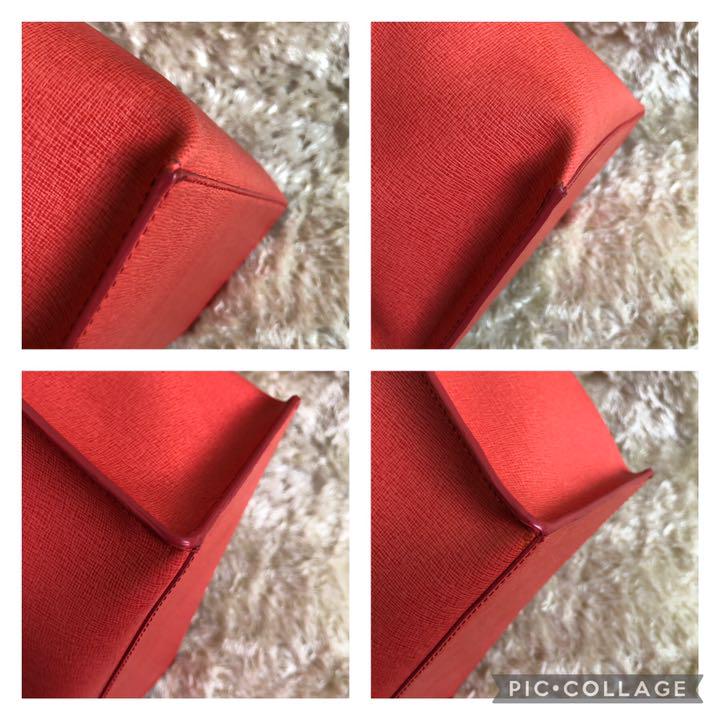 【美品】FURLA フルラ トートバッグ レザー サフィアーノレザー ユッカ
