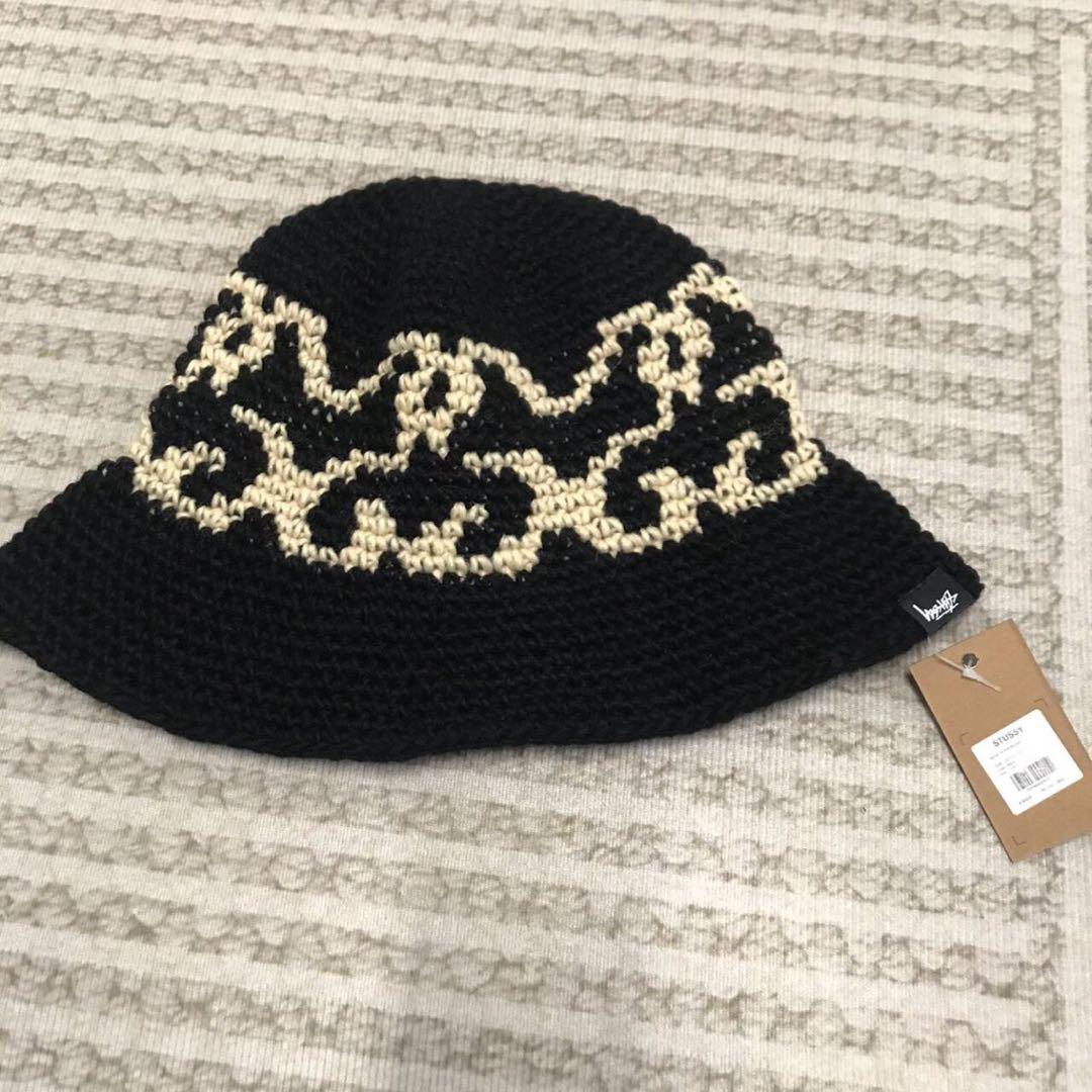 帽子 stussy SS KNIT BUCKET HAT