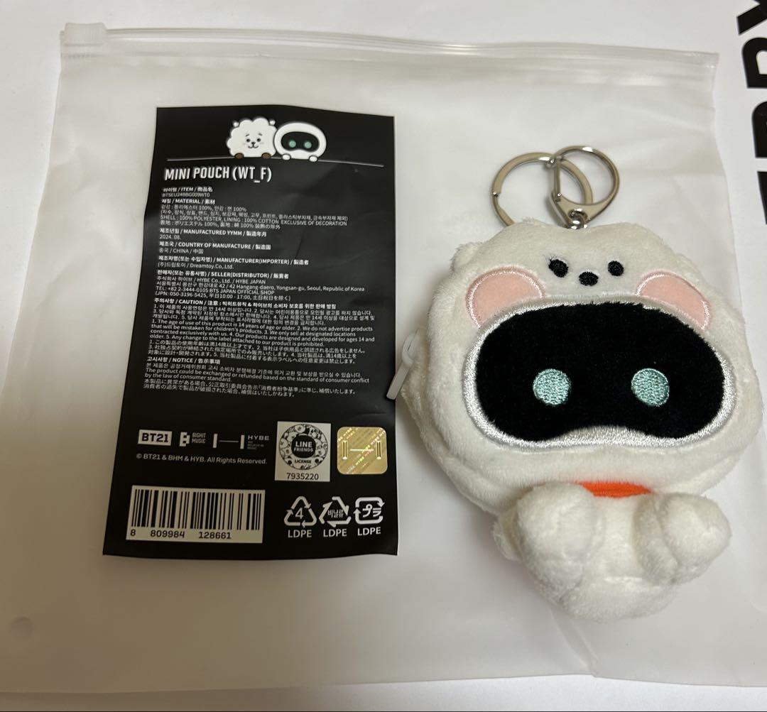 BTS JIN Wootteo×RJ Mini Pouch ミニポーチ 未使用 - メルカリ