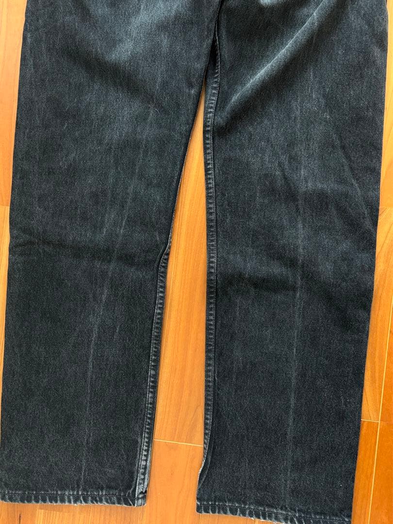 90s Levi’s 501 後染めブラックデニム used品 USA製 90s Levi’s 501 後染めブラックデニム used品 USA製