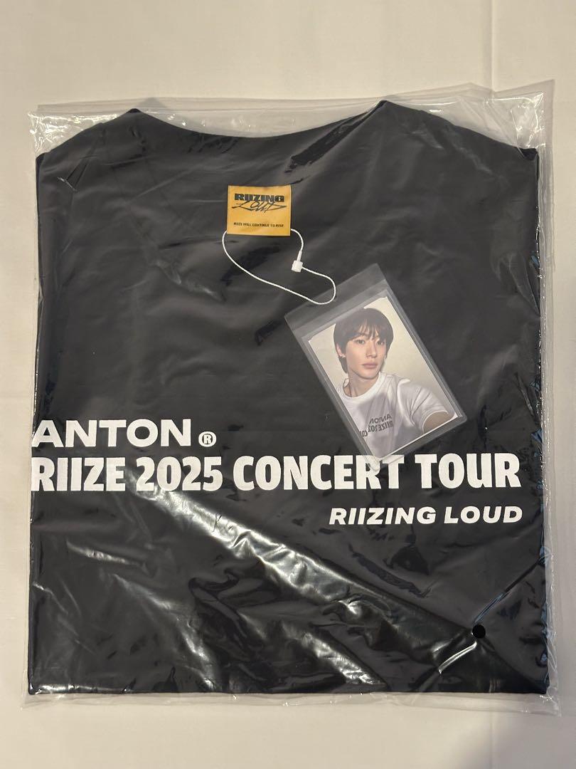 RIIZE ソウルコン Tシャツ ブラック アントン RIIZE ソウルコン Tシャツ 黒 アントン - メルカリ
