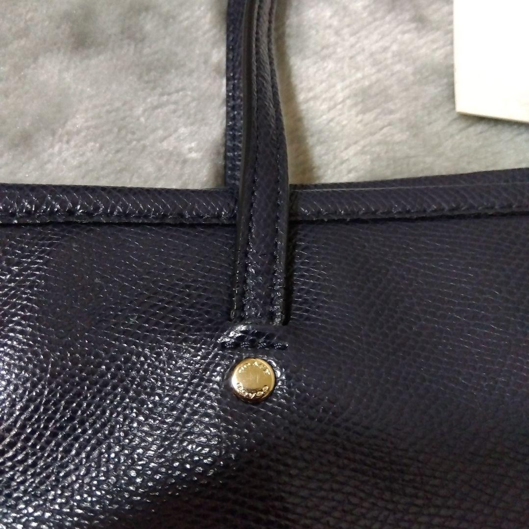 コーチ　レディース　トートバック　ネイビー　(美品)