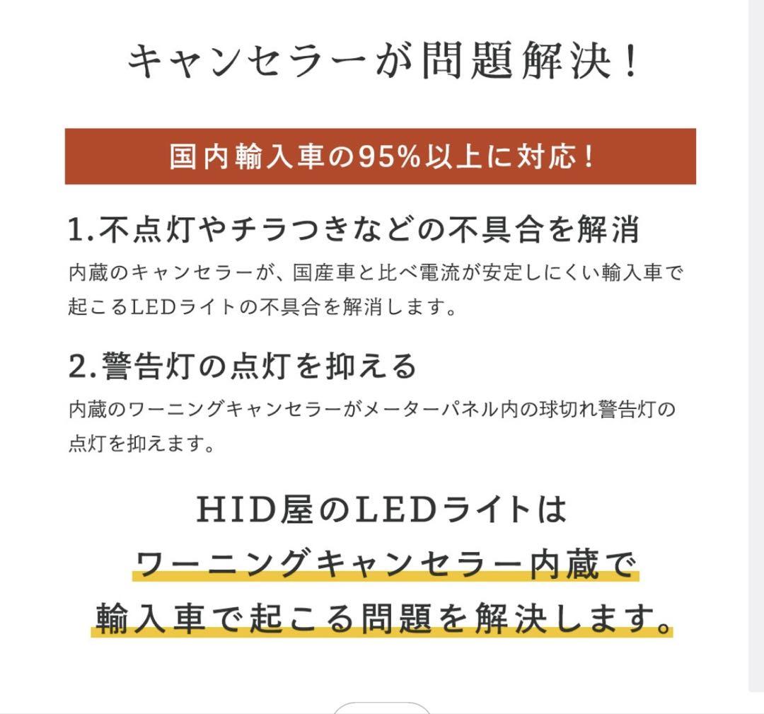 【未通電】HID屋 LEDヘッドライト H7 WCシリーズ 60W