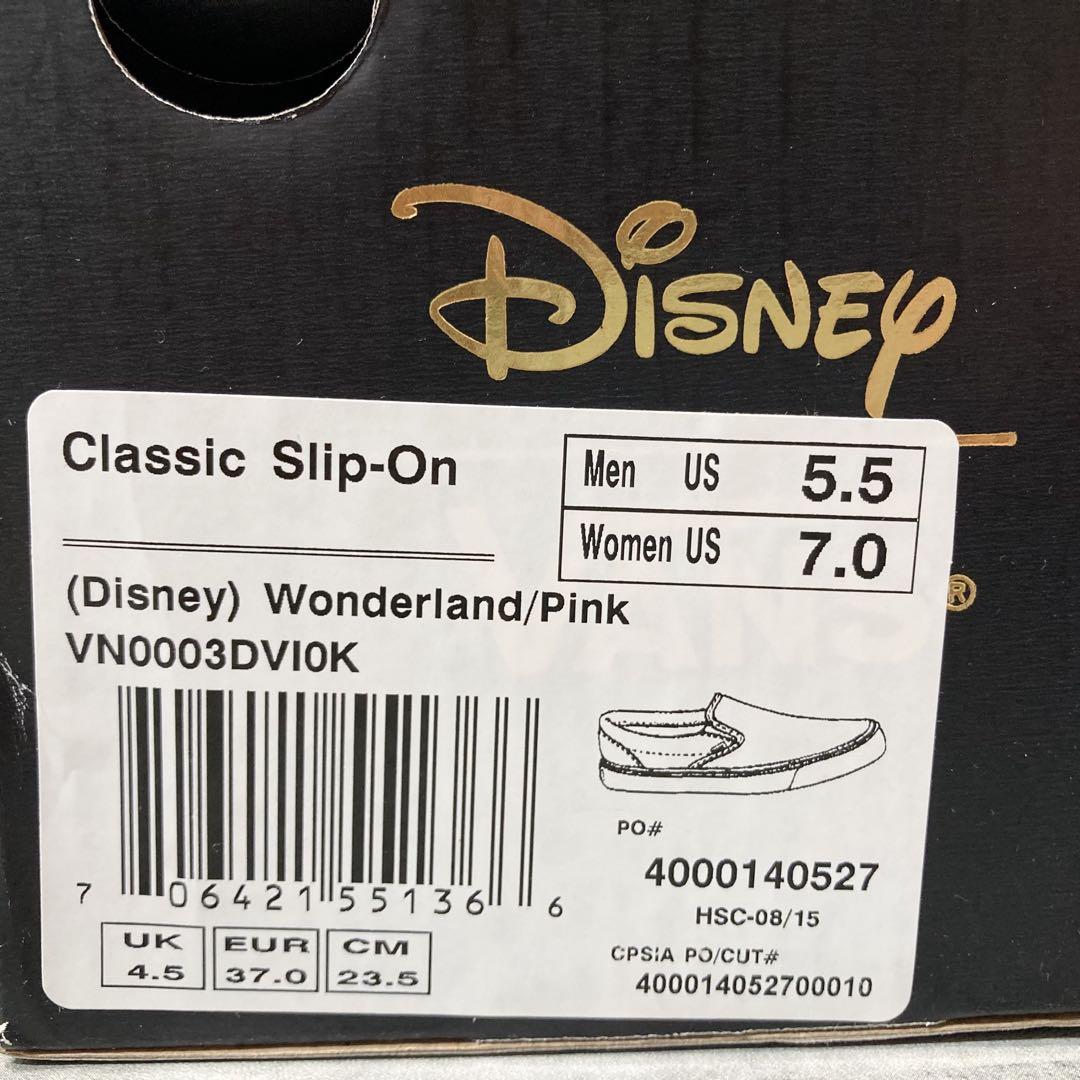 【未使用 箱 タグ付き】Vans × Disney 限定 不思議の国のアリス
