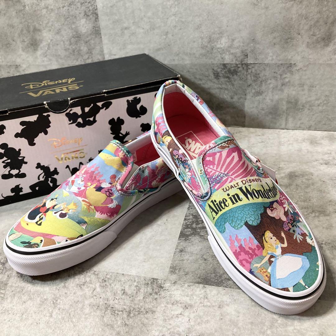 【未使用 箱 タグ付き】Vans × Disney 限定 不思議の国のアリス