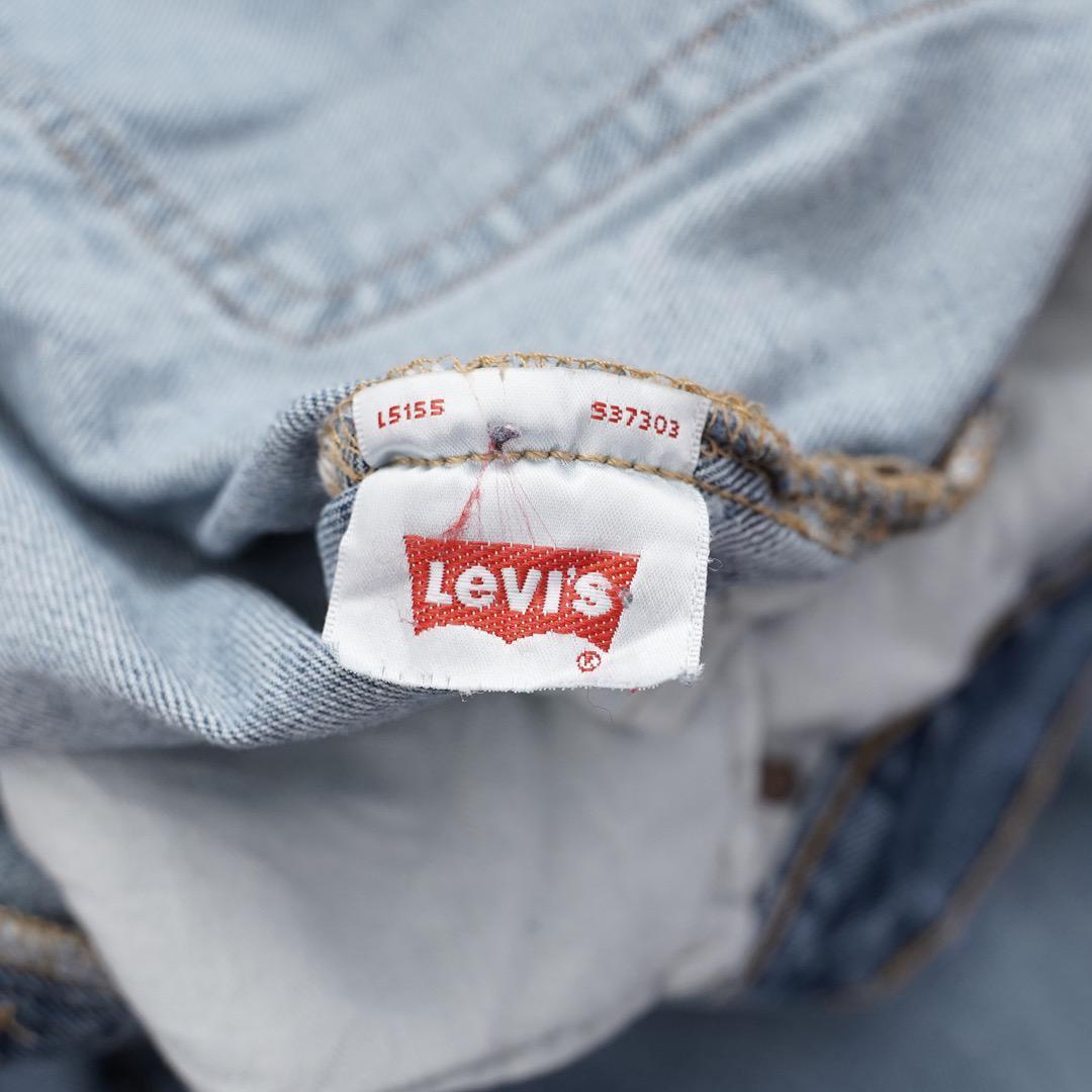 リーバイス501 Levis W34 ブルーデニム 青 パンツ ヒゲ 13384