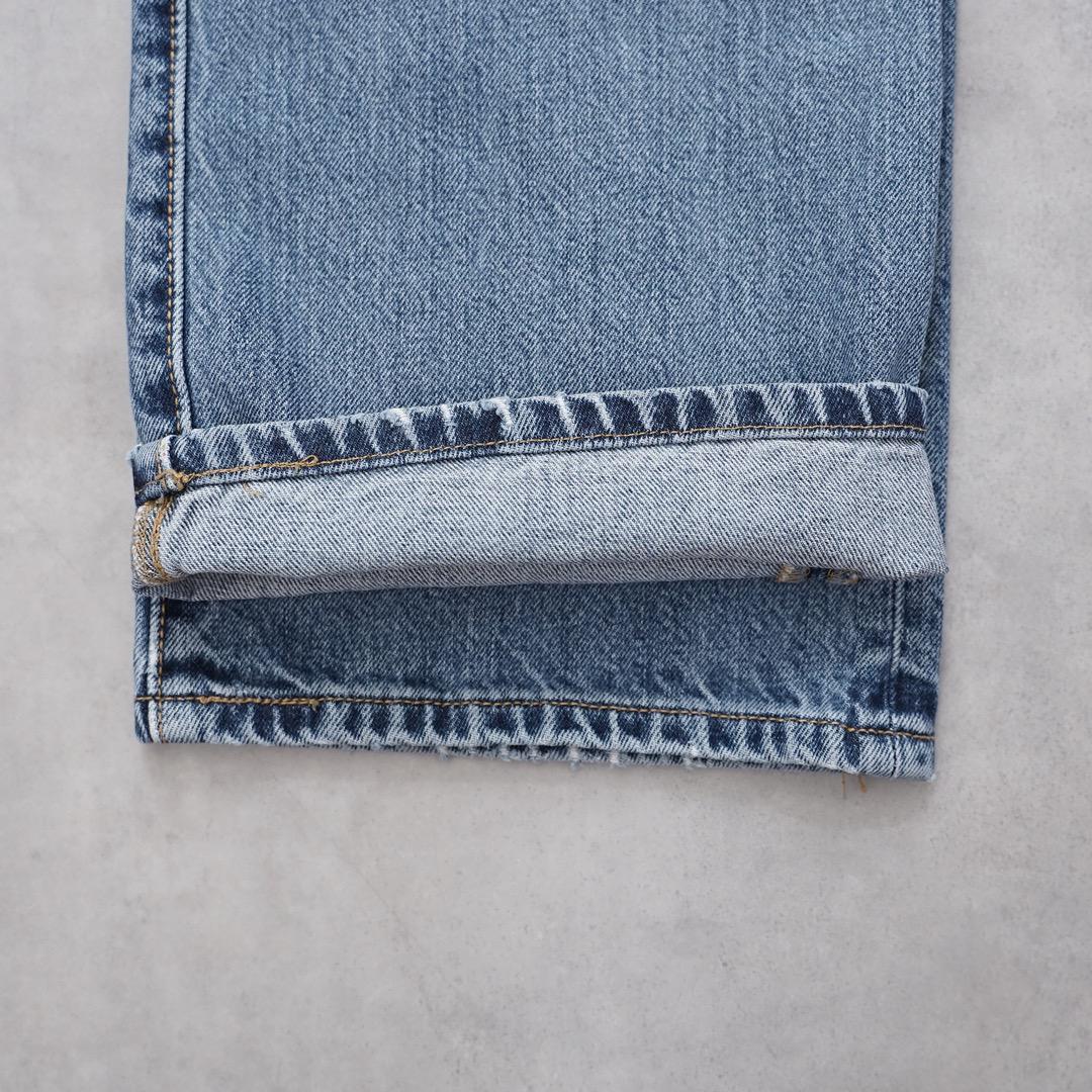 リーバイス501 Levis W34 ブルーデニム 青 パンツ ヒゲ 13384