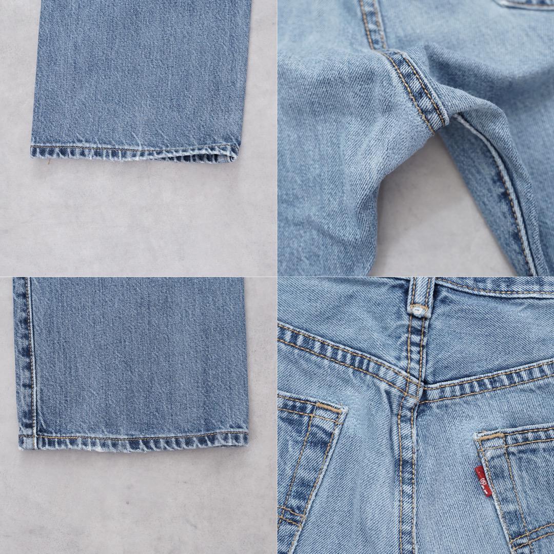 リーバイス501 Levis W34 ブルーデニム 青 パンツ ヒゲ 13384