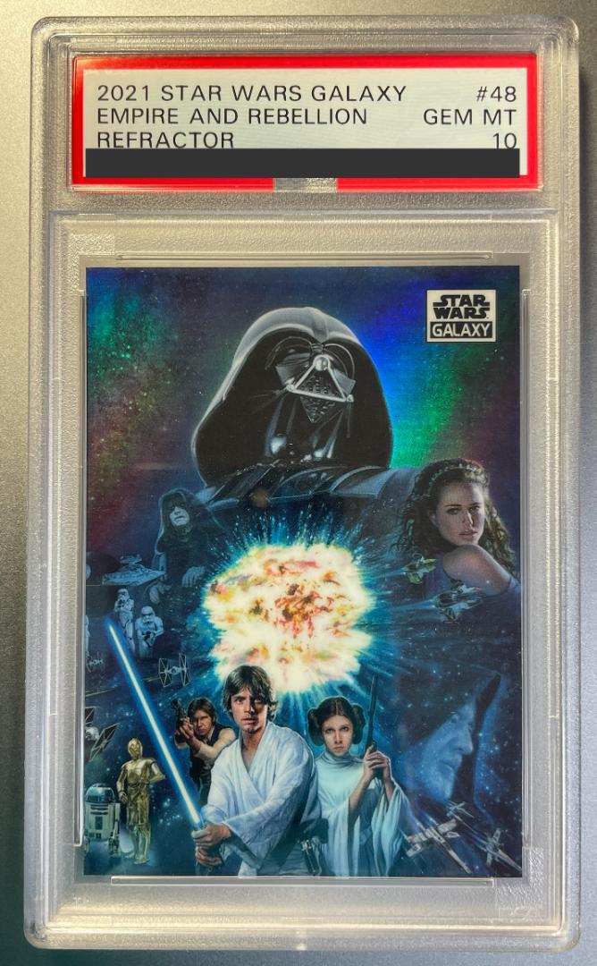 2021 Topps Star Wars Galaxy ルーク × レイア