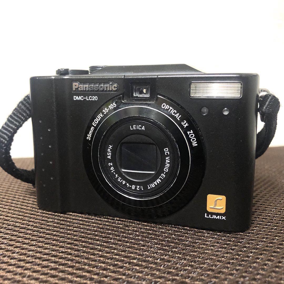 動作確認済　パナソニック　デジタルカメラ　LUMIX LC20　オールドコンデジ