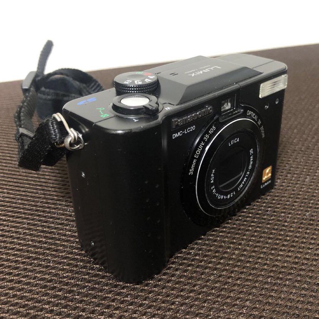 動作確認済　パナソニック　デジタルカメラ　LUMIX LC20　オールドコンデジ