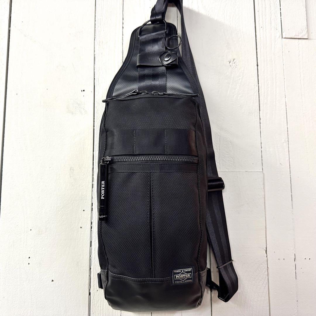 極美品 PORTER ポーター ヒート ボディバッグ スリング