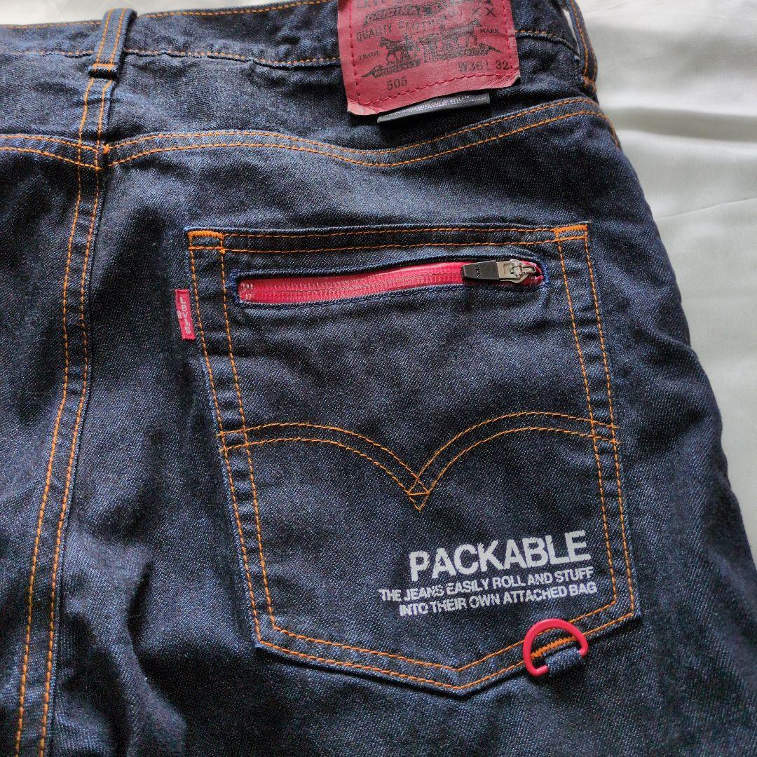 LEVI'S 505 PACKABLE ダークデニム W36 L32