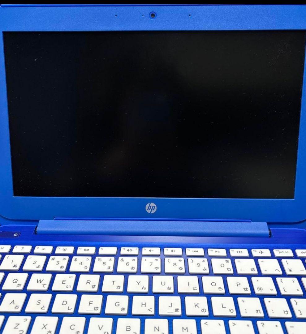 HP Stream 青色 ノートPC 本体 ケーブル HP Stream 青色 ノートPC 本体 ケーブル - メルカリ