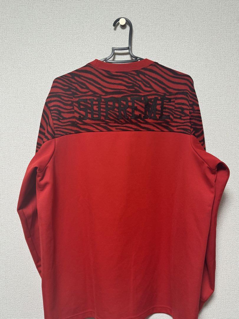 Supreme ゼブラ柄 赤 L
