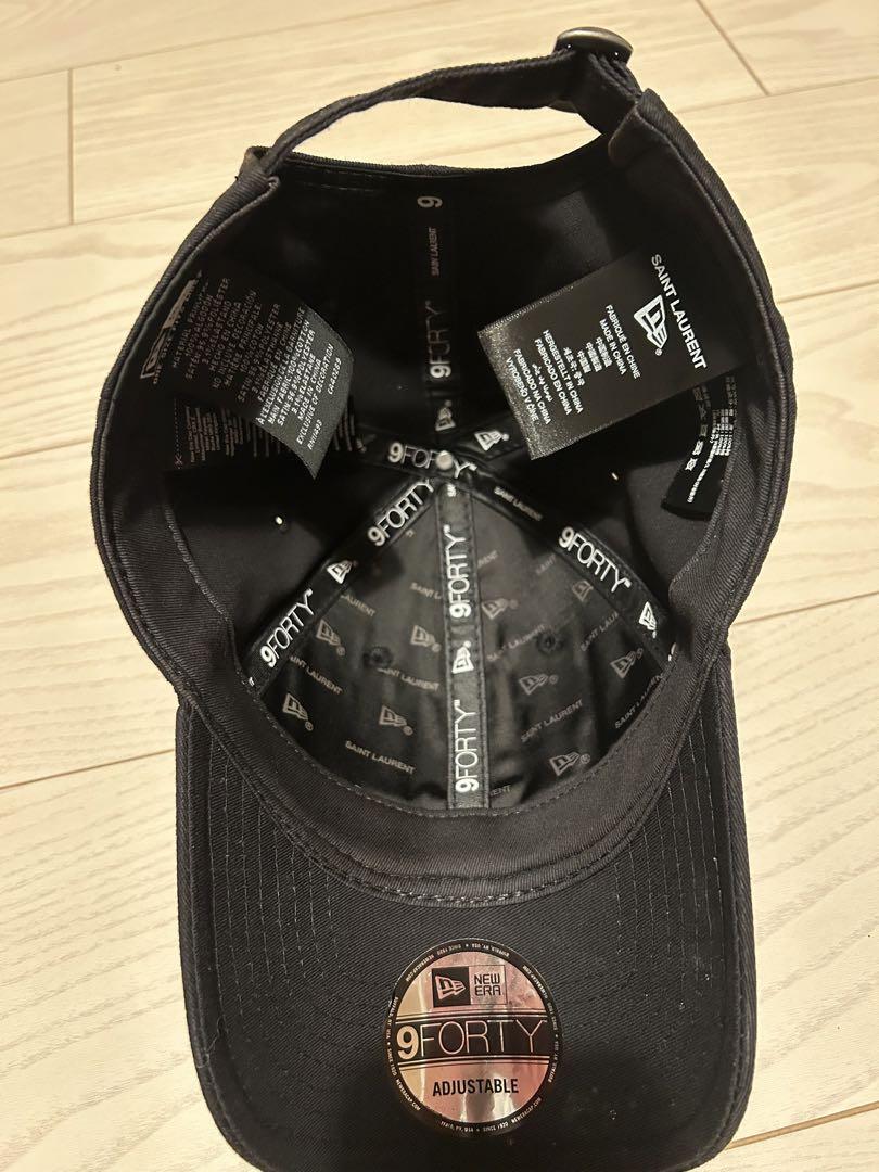 SAINT LAURENT 9FORTY ブラックキャップ Yves Saint Laurent 9FORTY キャップ 黒