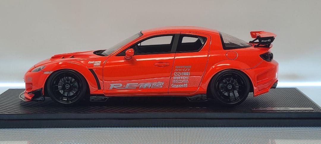 ミニカー 1/18 Mazda RX-8 (SE3P) RE Amemiya IG3176