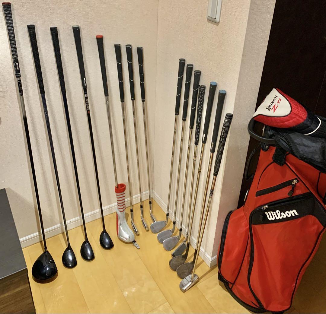 激安 SRIXON Wilson KASCO メンズゴルフクラブセット 画像2
