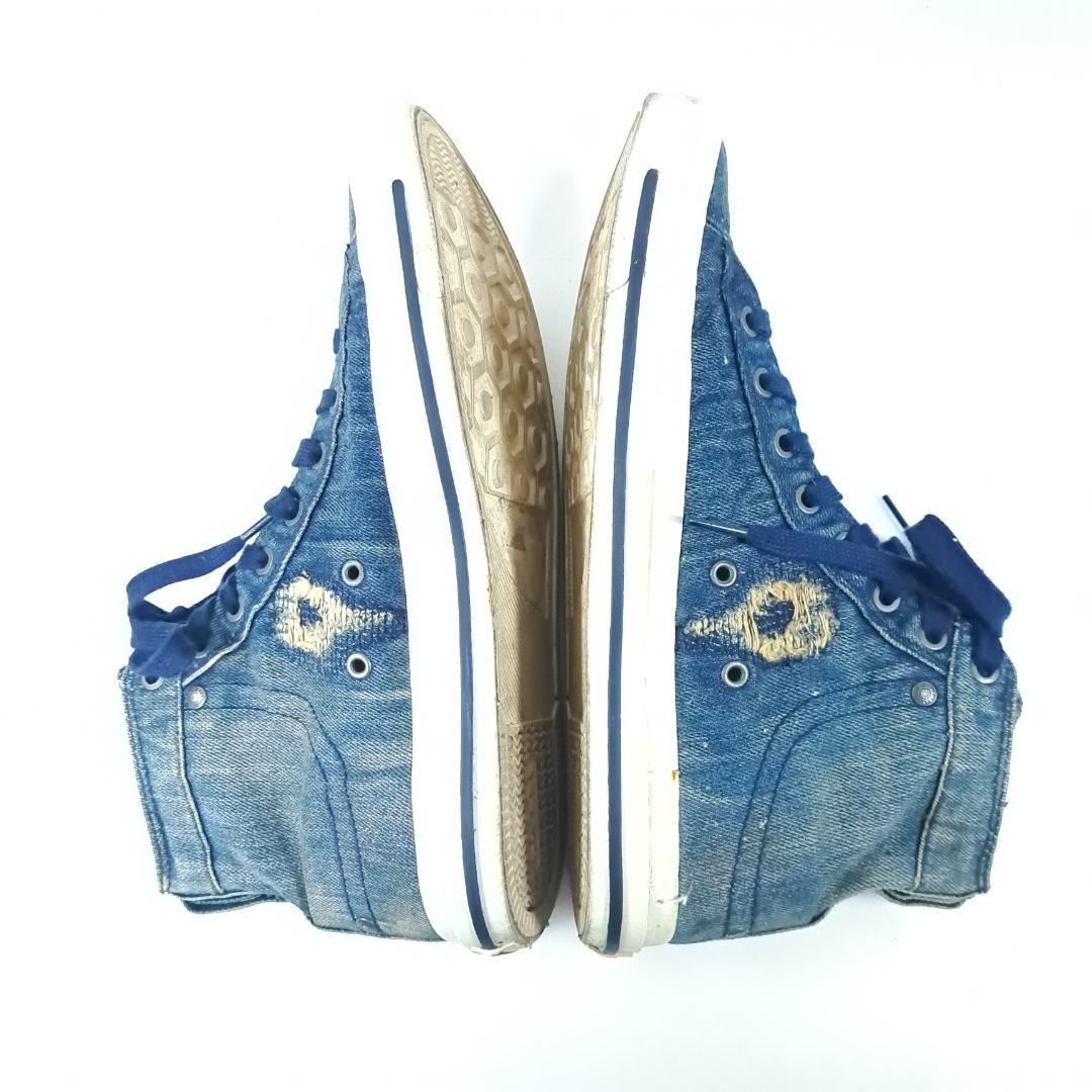 DIESEL ハイカットスニーカー ダメージ加工 デニム 28cm