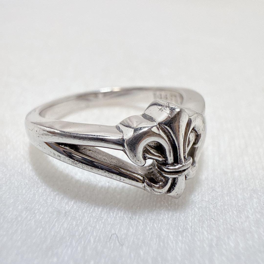 MIKIMOTO ミキモト シルバー ユリモチーフ リング 9号