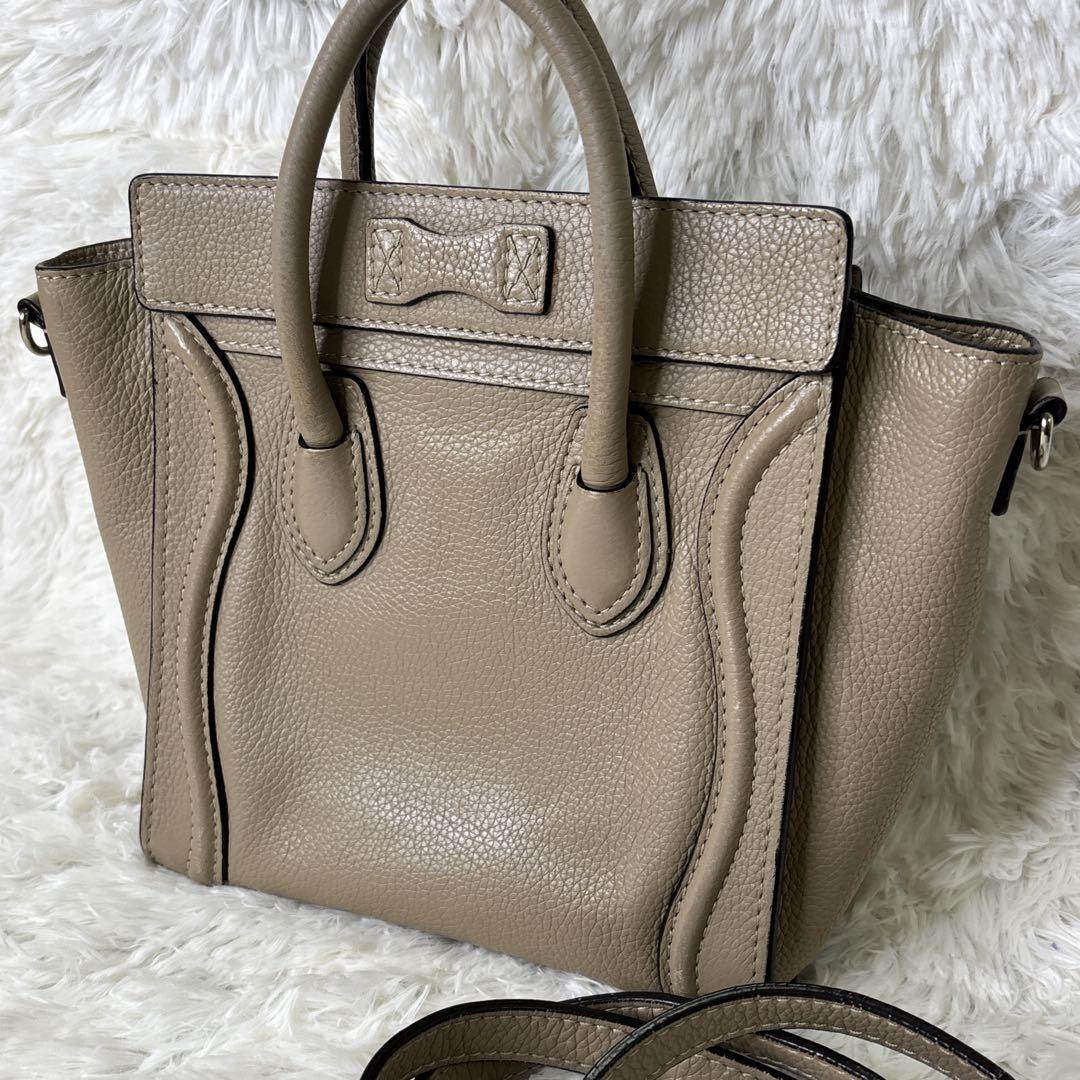 CELINE ラゲージ ナノショッパー 2WAY ショルダーバッグ ハンドバッグ CELINE ラゲージ ナノショッパー 2WAY ショルダーバッグ ハンドバッグ