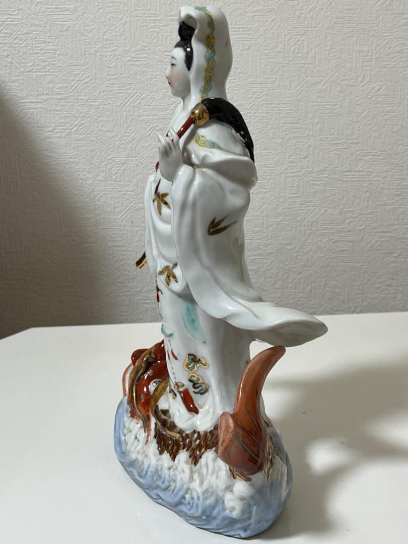 中国美術 景德鎮 唐物 骨董 ◆観音菩薩 白磁 観音像年代物 中国美術 景德鎮 唐物 骨董 ◇観音菩薩 白磁 観音像年代物