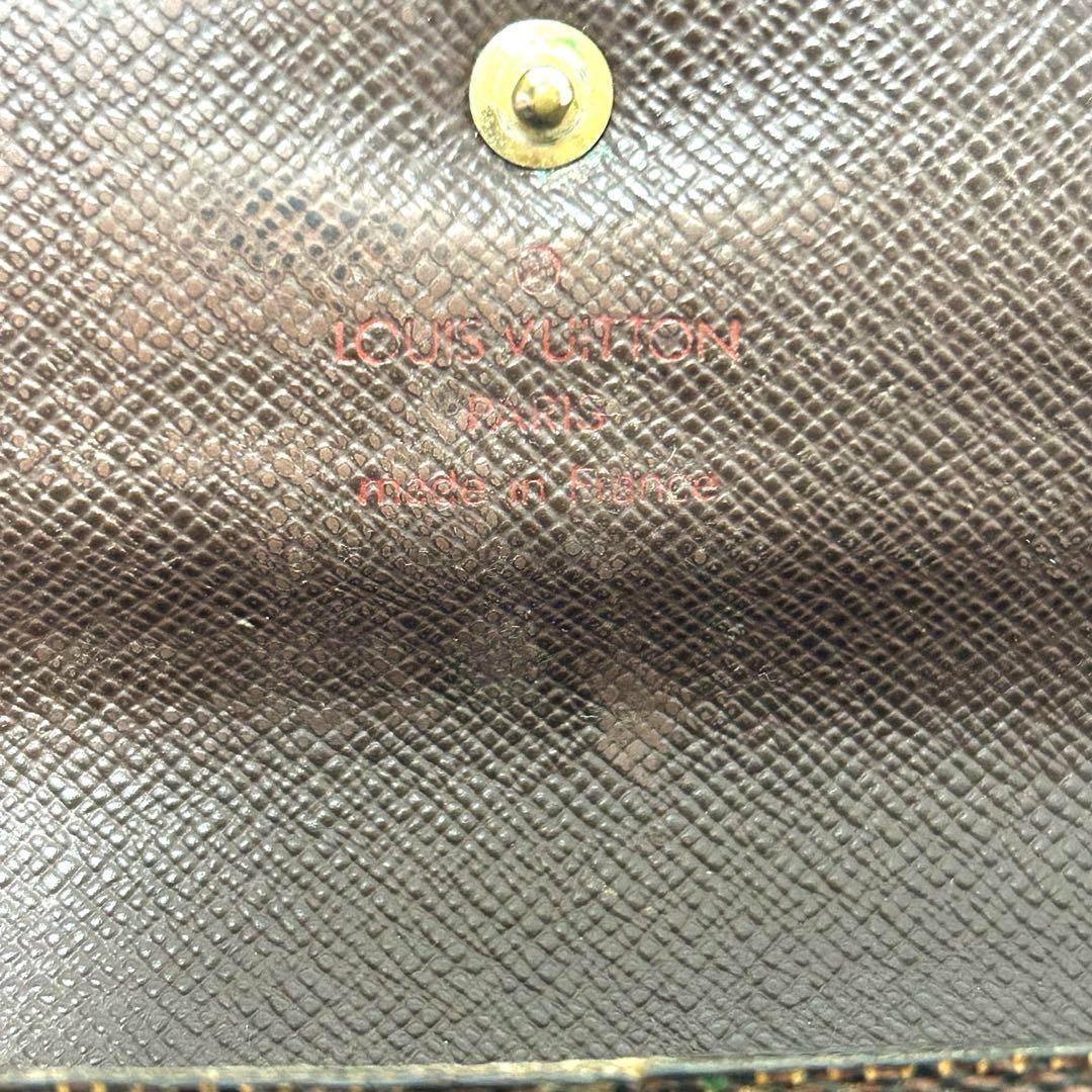 【良品】Louis Vuitton ルイヴィトン ダミエ ポルトモネ クレディ