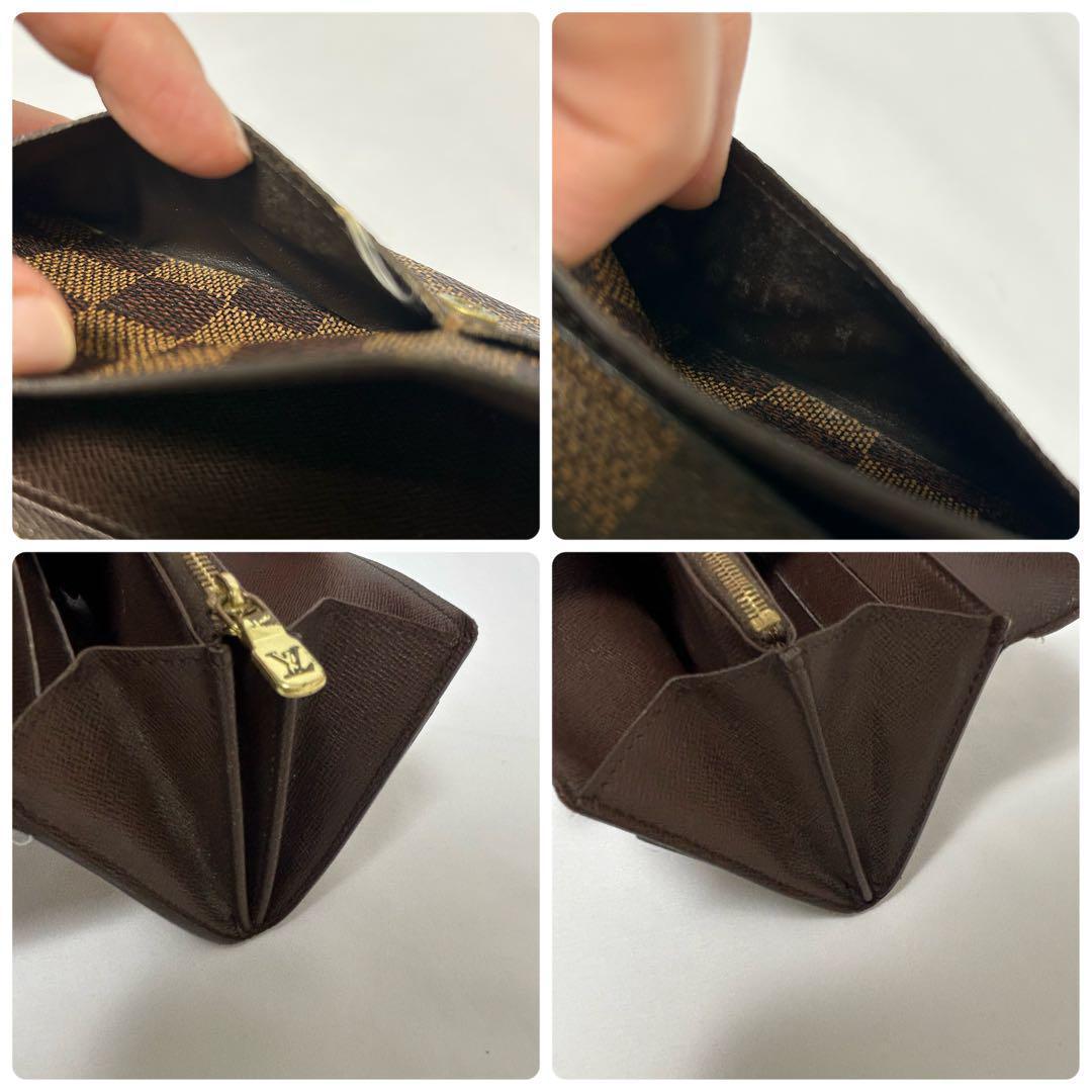 【良品】Louis Vuitton ルイヴィトン ダミエ ポルトモネ クレディ