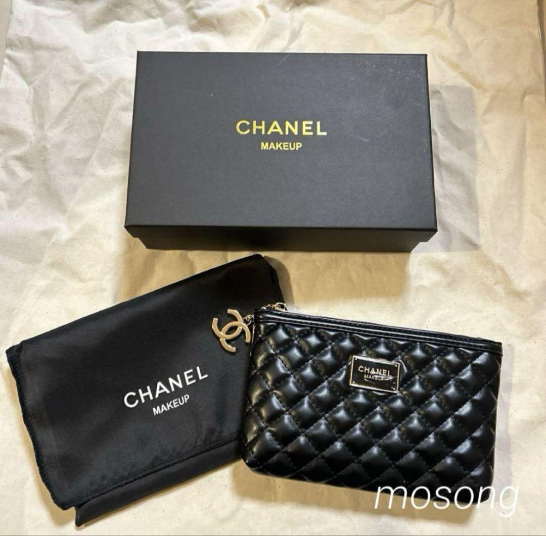 激レア❣️CHANEL MAKE UPシャネル限定ノベルティ化粧ポーチ バッグ