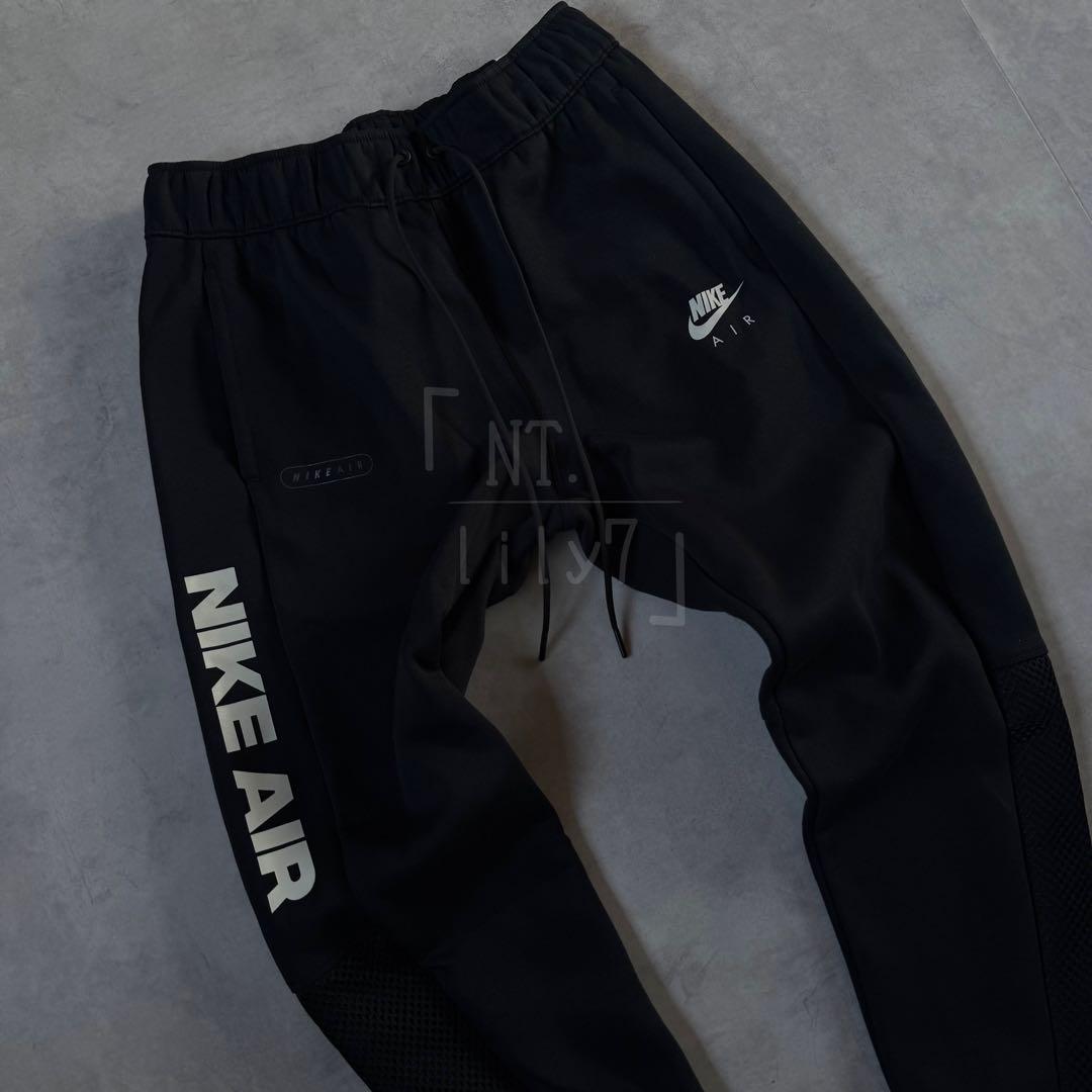 黒Lブラック スウェット NIKE AIR ジョガーパンツ ホワイト