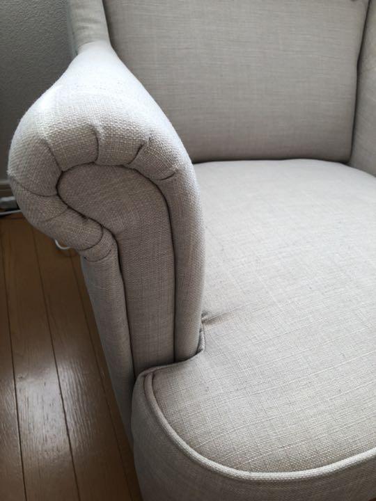 限定品 イケア IKEA ストランドモン 1人掛けソファ ベージュ 引き取り限定 mO8KG-m35508879714 新作正規品