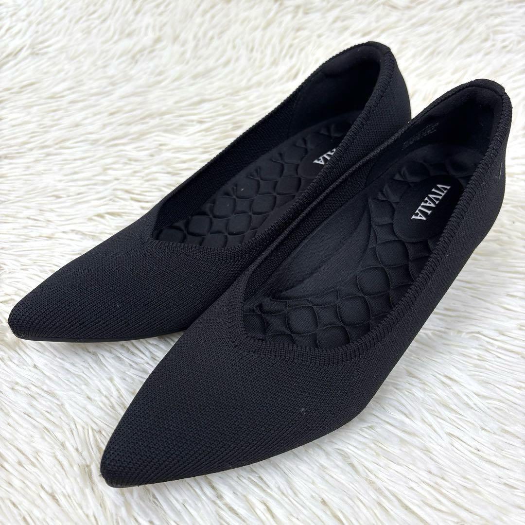 ビバイア、VIVAIA、パンプス、黒