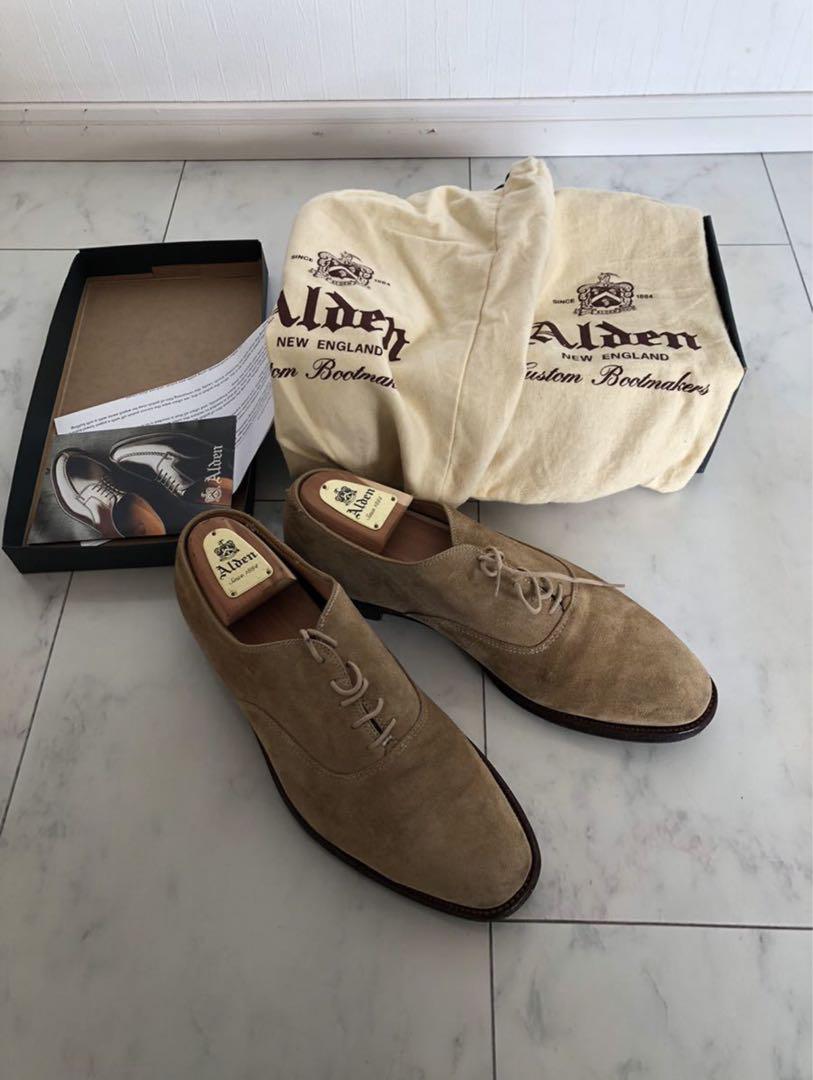 オールデンビジネスシューズ ストレートチップ　ALDEN 10インチ