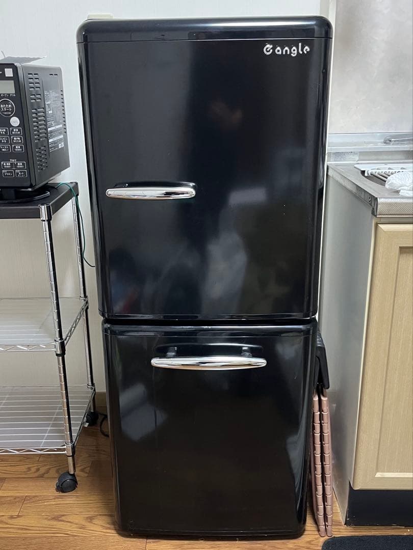 【高年式】2021年式149L eangleレトロ風冷蔵庫 ANGRE151A1