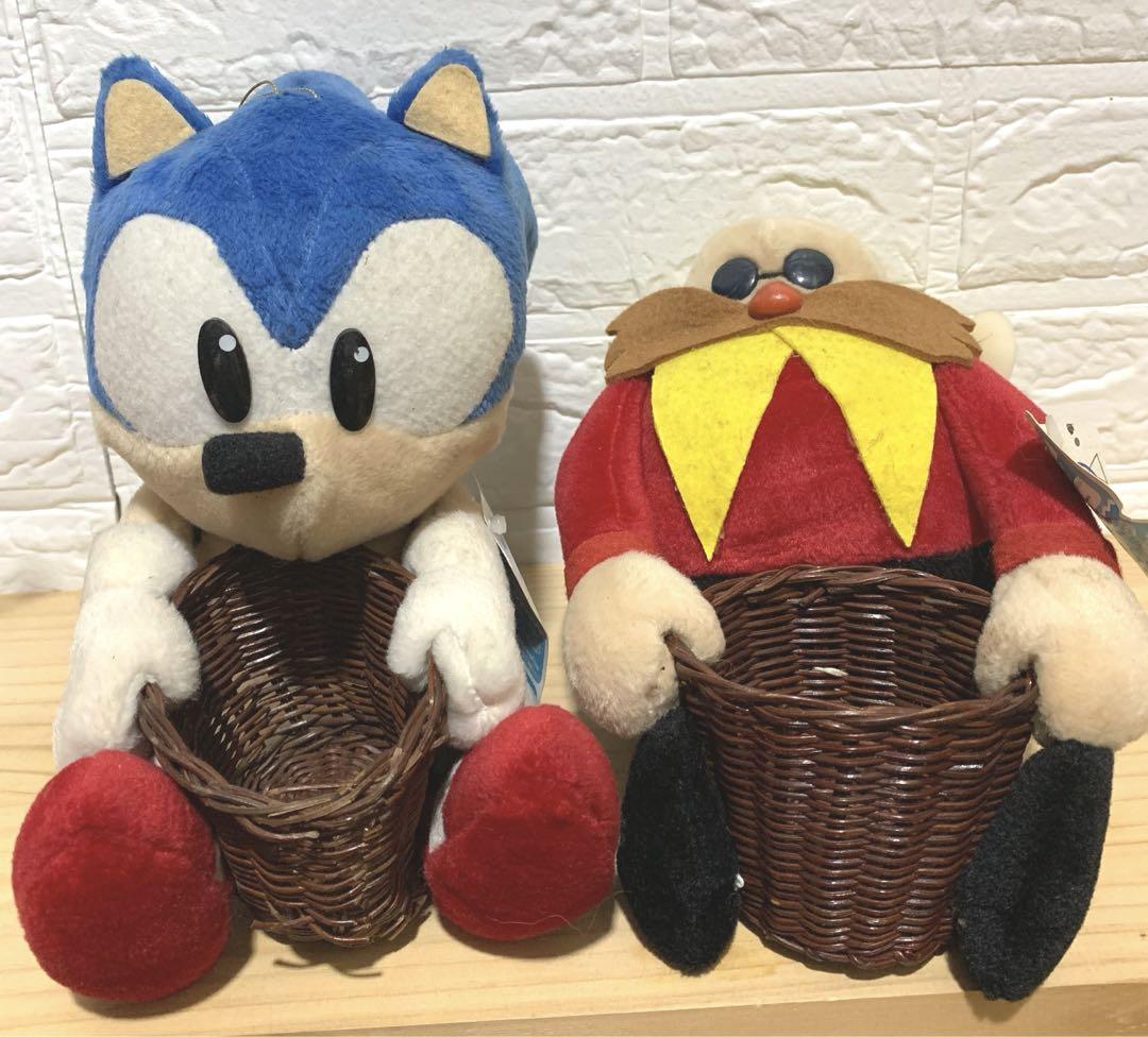 ソニックザヘッジホッグ　バスケットセガソニック 1994年 SEGA ソニックザヘッジホッグバスケットぬいぐるみ